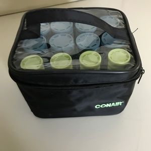 Conair Instant Heat Compact Setter Hot Rollers Ion Shine HS28R Travel Curlers